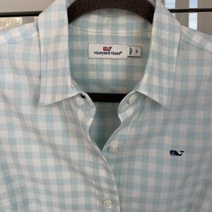 Vineyard Vines Blue Plaid shirt